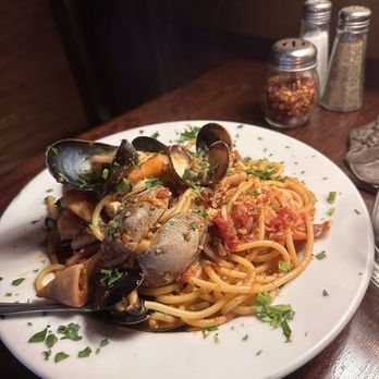 Bucatini - Seafood bucatini - Italian Near Me - Edmonds, Washington