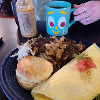 Little Cheerful Cafe - Gumby coffee mug! - Breakfast & Brunch Near Me - Bellingham, Washington Little Cheerful Cafe - Gumby coffee mug! - Breakfast & Brunch Near Me - Bellingham, Washington