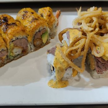 Ponzu Sushi and Grill - Dynamite and Aksarben rolls - Sushi Bars Near Me - Omaha, Nebraska Ponzu Sushi and Grill - Dynamite and Aksarben rolls - Sushi Bars Near Me - Omaha, Nebraska