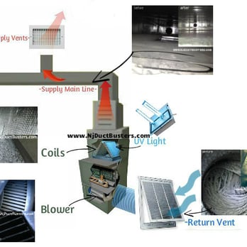 Jersey Duct Busters - Complete system cleaning
(what needs to be done) - Heating & Air Conditioning/HVAC Near Me - Linden, New Jersey Jersey Duct Busters - Complete system cleaning
(what needs to be done) - Heating & Air Conditioning/HVAC Near Me - Linden, New Jersey