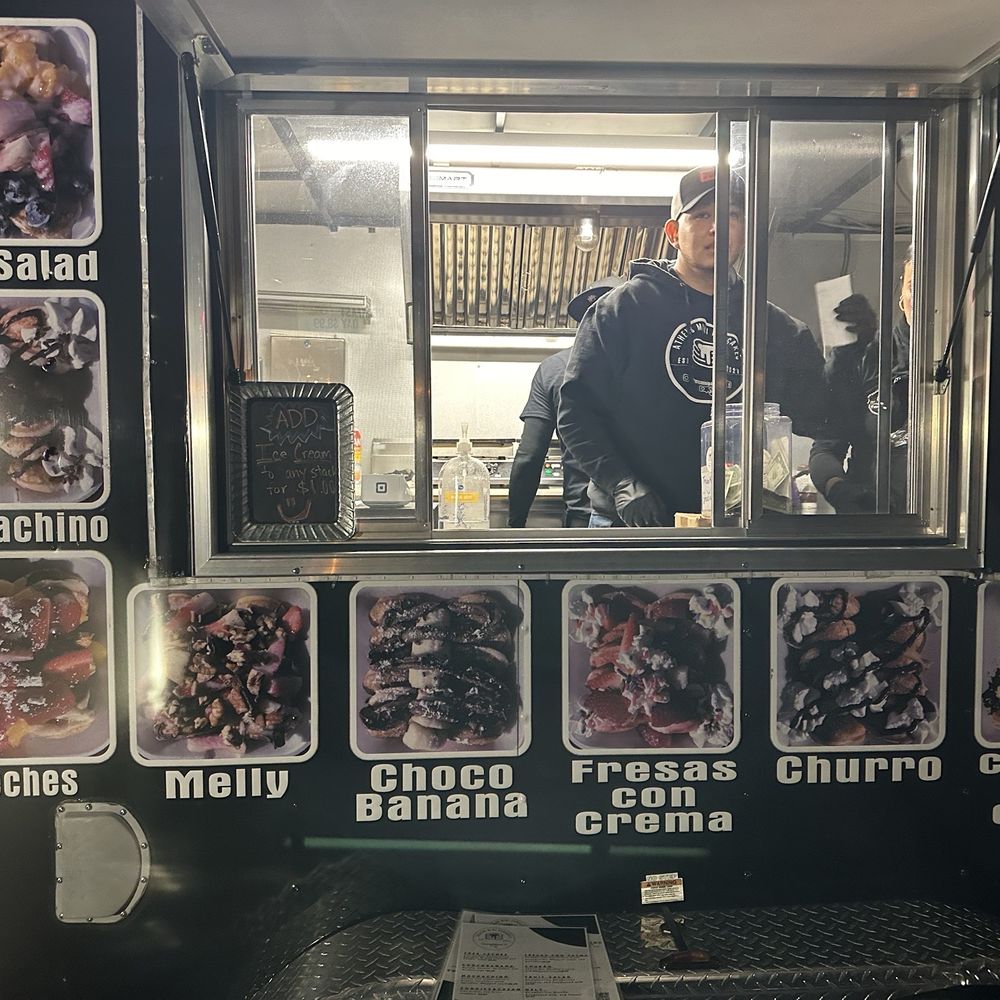 Athens Mini Pancakes - a man behind a food truck - Food Trucks Near Me - Athens, Georgia Athens Mini Pancakes - a man behind a food truck - Food Trucks Near Me - Athens, Georgia