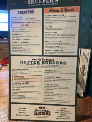 Menu photo 2 Snuffers Colleyville, TX