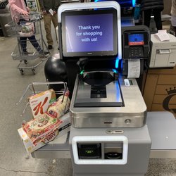 QFC - One of the new self check-out machines.