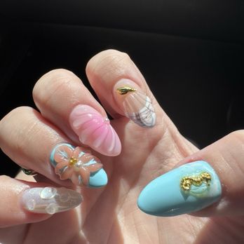 Bloom Nail Arts & Spa - Summer nail design - Nail Salons Near Me - Orange, California
