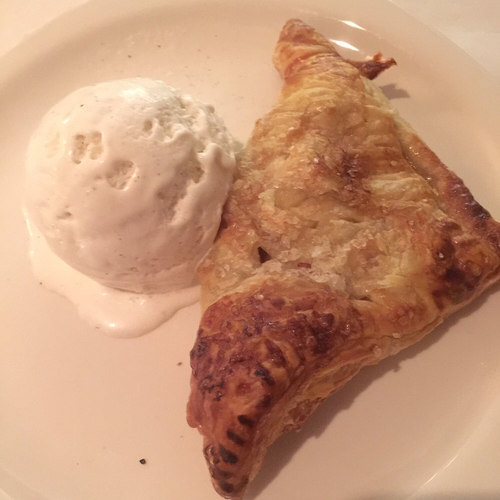 Circles Bistro - Apple turnover with vanilla bean ice cream - New American Near Me - Tampa, Florida Circles Bistro - Apple turnover with vanilla bean ice cream - New American Near Me - Tampa, Florida