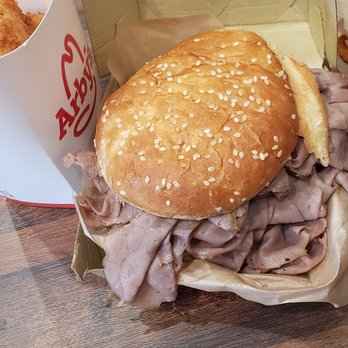 Arby's - Half pound beef sandwich. - Sandwiches Near Me - Lockport, Illinois