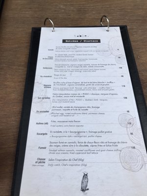 Menu photo 6 Table Quebec City, QC