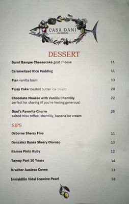 Menu photo 2 Casa Dani Los Angeles, CA Menu photo 2 Casa Dani Los Angeles, CA