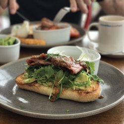Preece's - Kasundi Avocado with poached eggs added