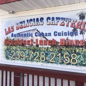 Las Delicias Cafeteria - Sign on outside of building. - Desserts Near Me - Alva, Florida Las Delicias Cafeteria - Sign on outside of building. - Desserts Near Me - Alva, Florida