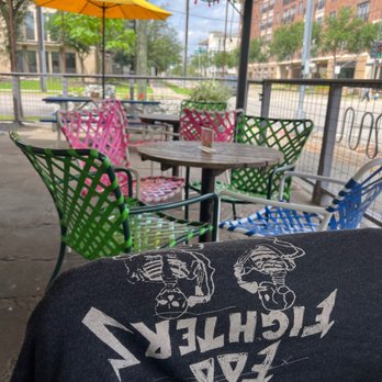 Better Luck Tomorrow - Outdoor patio during brunch - Bars Near Me - Houston, Texas