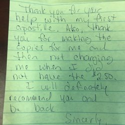 Photo of California Notary Public Services - Sunnyvale, CA, US. Many Thanks to Vikki - one of our most loyal customers. God Bless you Vikki.