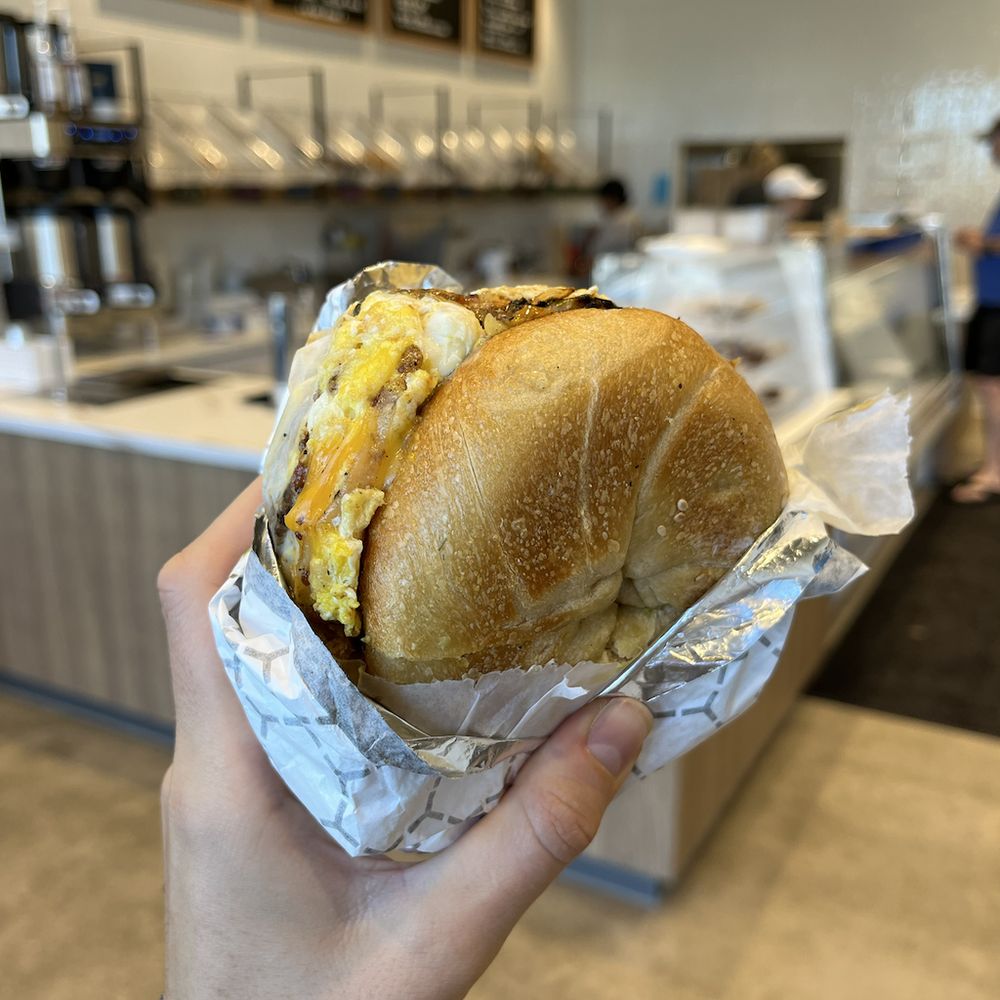 B's Bagels - Egg breakfast sandwich - Bagels Near Me - Westfield, Indiana