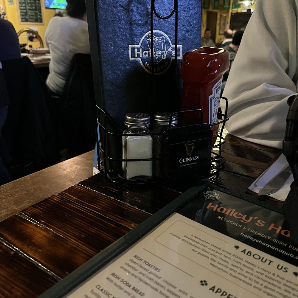 Hailey's Harp and Pub - Menu - Irish Near Me - Metuchen, New Jersey