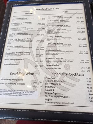 Menu photo 6 Cove Azul Bar & Grill Gualala, CA Menu photo 6 Cove Azul Bar & Grill Gualala, CA