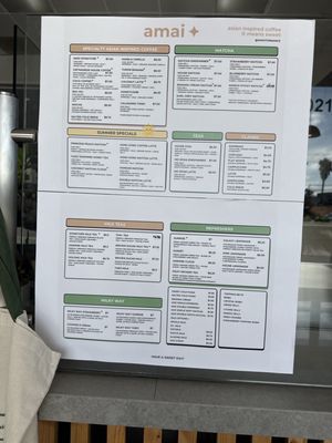Menu photo 6 Amai Tea & Cafe Torrance, CA