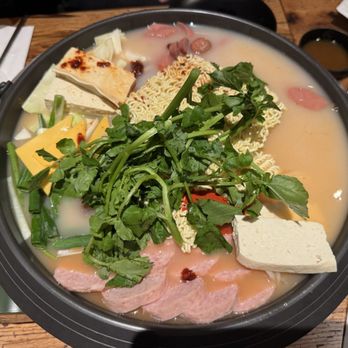 Haejang - / Army Stew (Budae Jjigae) - Korean Near Me - New York, New York
