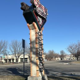 Coffee Studio sign by the road. Coffee Studio sign by the road.