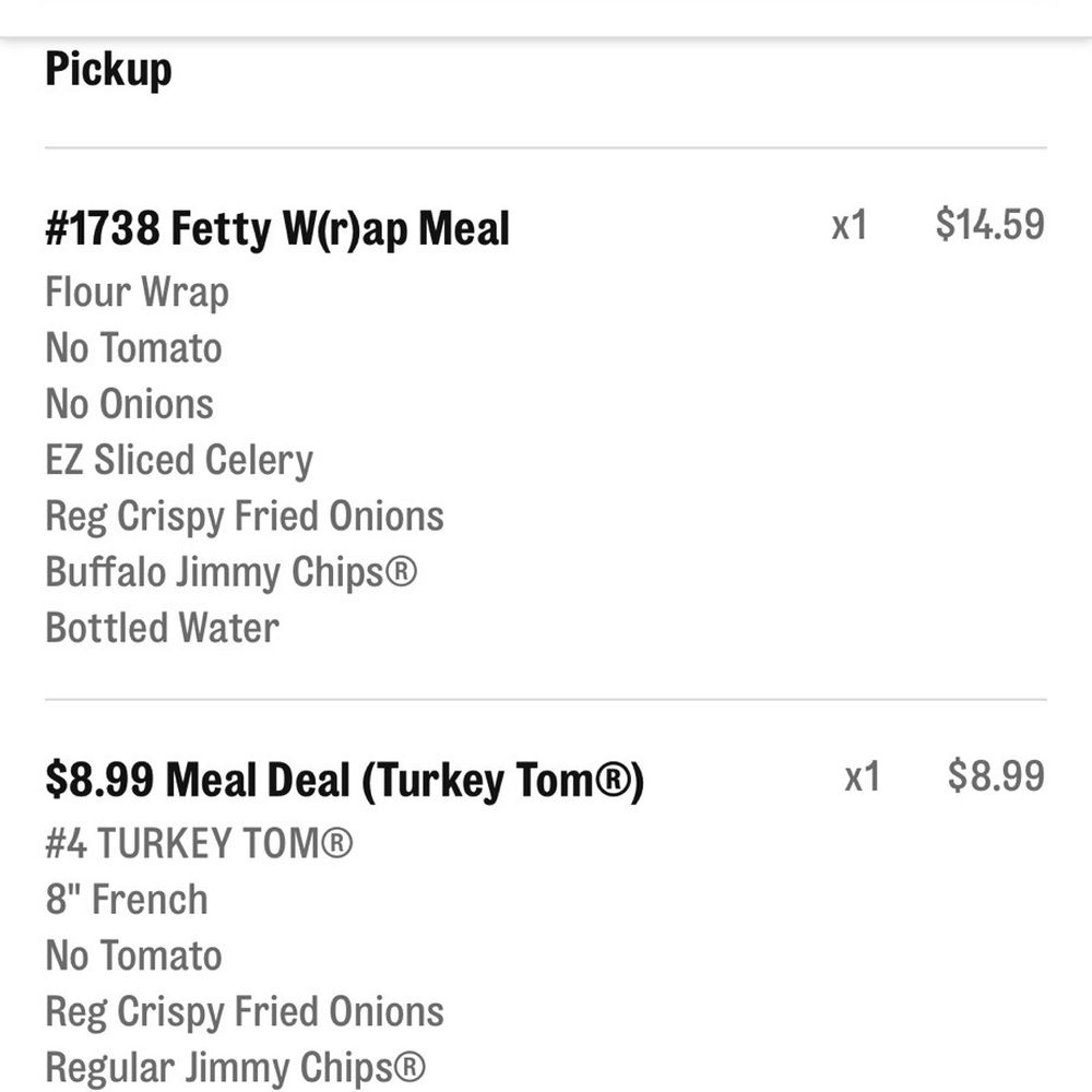Jimmy John's - Order receipt - Fast Food Near Me - Jessup, Maryland Jimmy John's - Order receipt - Fast Food Near Me - Jessup, Maryland