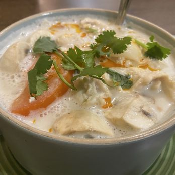 Cozy Thai Cuisine - Small tom kha chicken aka coconut soup - Thai Near Me - West Covina, California
