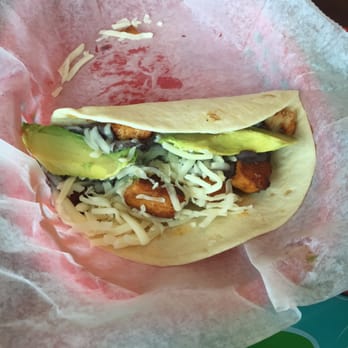 Tacodeli - Chicken, avocado, refried black beans, and jack on flour, woohoo! - Breakfast & Brunch Near Me - Austin, Texas Tacodeli - Chicken, avocado, refried black beans, and jack on flour, woohoo! - Breakfast & Brunch Near Me - Austin, Texas