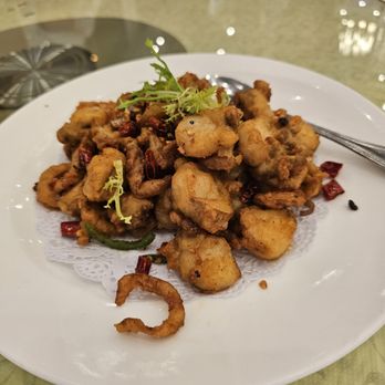 HL Peninsula Restaurant - Deep fried Scallops with crispy garlic - Dim Sum Near Me - Milpitas, California