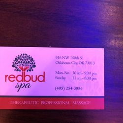 Redbud Spa - Business card