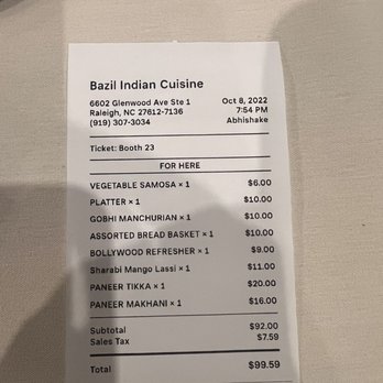 Bazil Indian Cuisine - Indian Near Me - Raleigh, North Carolina Bazil Indian Cuisine - Indian Near Me - Raleigh, North Carolina