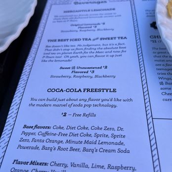 P-Town Pizza - Drink menu - Pizza Near Me - Pawhuska, Oklahoma