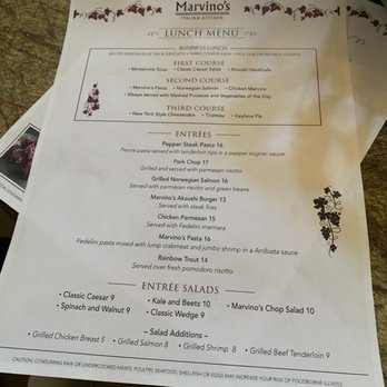 Marvino's - new lunch menu - Italian Near Me - Cypress, Texas Marvino's - new lunch menu - Italian Near Me - Cypress, Texas