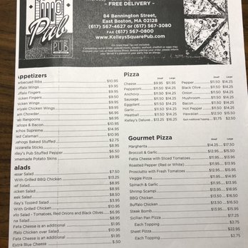 Kelley Square Pub - Menu - Pubs Near Me - East Boston, Massachusetts