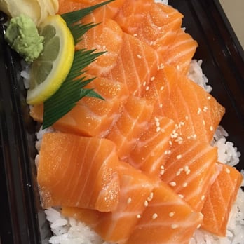 Taisho - Salmon sushi bowl w/ extra salmon - Japanese Near Me - Monrovia, California