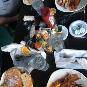 Clear Sky Cafe - bacon, eggs, toast and potatoes (x2). bacon, eggs, toast pancakes and potatoes. ham & cheese omelette, toast and potatoes - New American Near Me - Clearwater, Florida Clear Sky Cafe - bacon, eggs, toast and potatoes (x2). bacon, eggs, toast pancakes and potatoes. ham & cheese omelette, toast and potatoes - New American Near Me - Clearwater, Florida