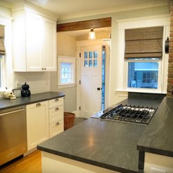 Thom Cincotta Custom Renovation - Full kitchen remodel with updated mudroom at entry.
