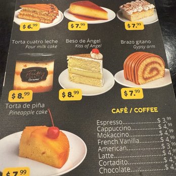 Super Sandys - Dessert menu - Venezuelan Near Me - Flower Mound, Texas