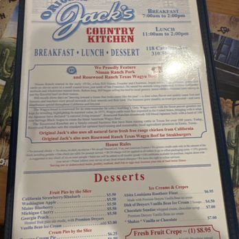 ORIGINAL JACK’S COUNTRY KITCHEN - Updated May 2024 - 1301 Photos & 1370 ...