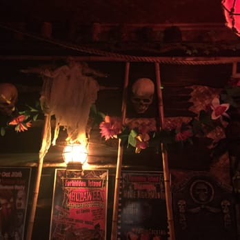 Forbidden Island - More Halloween decorations. - Tiki Bars Near Me - Alameda, California