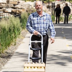 Greenbelt Market - Our delivery guy coming down the Greenbelt!