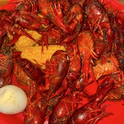 The Crab House - Crawfish frozen but the best frozen I've ever tasted