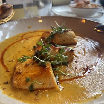 Saffron Modern Indian Dining - Salmon Alleppey curry! Phenomenal flavors! - Indian Near Me - Milwaukee, Wisconsin Saffron Modern Indian Dining - Salmon Alleppey curry! Phenomenal flavors! - Indian Near Me - Milwaukee, Wisconsin