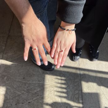 The Hellbent Silversmith - The rings we made. - Jewelry Near Me - Long Beach, California
