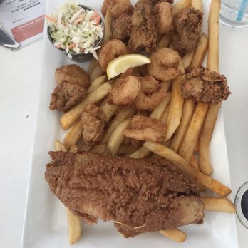 Oceanic - pick 3 platter - flounder, shrimp, oyster - Seafood Near Me - Wrightsville Beach, North Carolina Oceanic - pick 3 platter - flounder, shrimp, oyster - Seafood Near Me - Wrightsville Beach, North Carolina