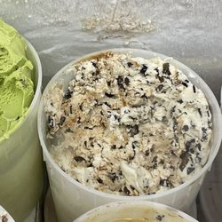Zita’s Homemade Ice Cream - Best flavor IMHO - 91716, vanilla ice cream, caramel, choc covered pretz, choc chips, PB cups
