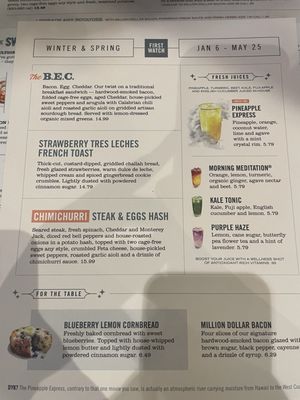 Menu photo 2 First Watch Coral Springs, FL Menu photo 2 First Watch Coral Springs, FL