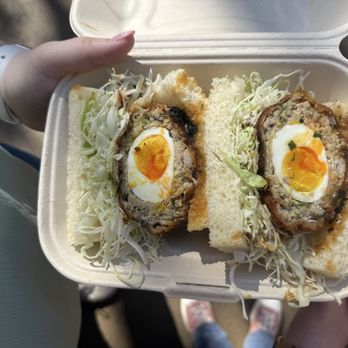 Tokyo Sando - Tokyo Gyoza Scotch Egg Sando - Japanese Near Me - Portland, Oregon Tokyo Sando - Tokyo Gyoza Scotch Egg Sando - Japanese Near Me - Portland, Oregon