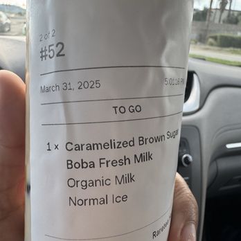 RareTea - Caramelized brown sugar boba - Bubble Tea Near Me - Hemet, California
