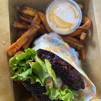 Twin Sushi PDX - Teriyaki Salmon Burger - Sushi Bars Near Me - Portland, Oregon
