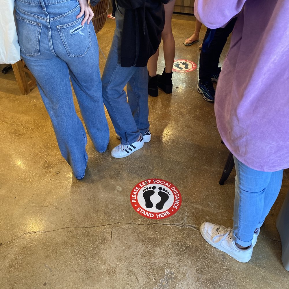 BoraSoo Cafe - No one cared about the 6 feet away stickers.... - Bubble Tea Near Me - Davie, Florida