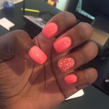 Pretty Nails - Mood changing shellac polish ($40 - with fancy nail). Done by Thao. - Nail Salons Near Me - Lubbock, Texas