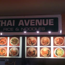 Thai Avenue - the menu